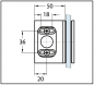 Preview: Winkelverbinder Wellness® Glas-Wand 90°