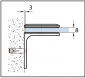 Preview: Winkelverbinder Milano Glas-Wand 90°
