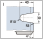Preview: Winkelverbinder Milano Glas-Wand 135°