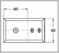 Preview: Winkelverbinder Milano Glas-Wand 135°