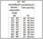 Preview: Winkelverbinder Milano Glas-Wand 45° - 90° verstellbar