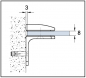 Preview: Winkelverbinder Atlantica Glas-Wand 90°