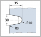 Preview: Winkelverbinder Atlantica Glas-Wand 90°