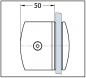 Preview: Winkelverbinder Atlantica Glas-Glas 90°