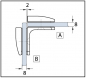 Preview: Winkelverbinder Atlantica Glas-Glas 90°
