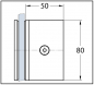 Preview: Winkelverbinder Fit / Crossover Pur / Cult Glas-Glas 90°