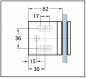 Preview: Winkelverbinder Milano Original / Milano Premium Glas-Wand 90°