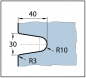 Preview: Winkelverbinder Milano Original / Milano Premium Glas-Wand 90°