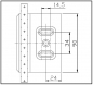Preview: Winkelverbinder Art Glas-Wand 90°