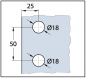 Preview: Winkelverbinder Art Glas-Wand 90°