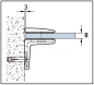 Preview: Winkelverbinder Bella Glas-Wand 90°