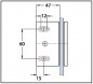 Preview: Winkelverbinder Bella Glas-Wand 90°