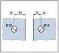 Preview: Winkelverbinder Bella Glas-Glas 90°