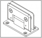 Preview: Duschtürband Barcelona Select Glas-Wand 90° beidseitige Wandmontage