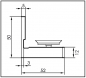 Preview: Winkelverbinder Lugo Glas-Wand 90°