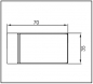 Preview: Winkelverbinder Lugo Glas-Glas 90°