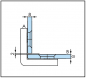 Preview: Winkelverbinder Lugo Glas-Glas 90°