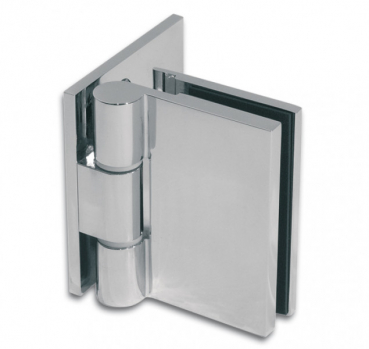 Duschtürband Wellness® Premium Glas-Wand 90° nach außen öffnend DIN links