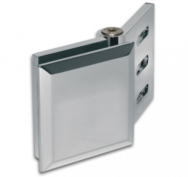 Winkelverbinder Milano Glas-Wand 45° - 90° verstellbar