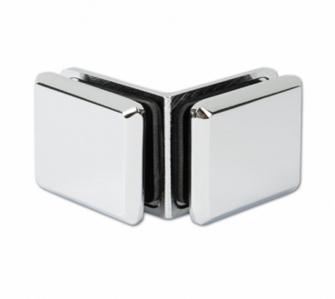 Winkelverbinder 90° Glas-Glas