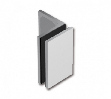 Winkelverbinder Crossover Pur 90° Glas-Wand Langloch für Wandbefestigung