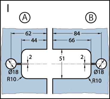 Duschtürband Milano Pur Glas-Glas 180°