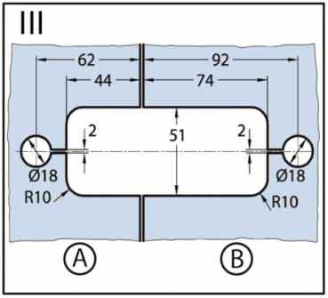 Duschtürband Milano Pur Glas-Glas 180°