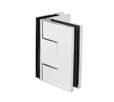 Duschtürband Bilbao Premium Glas-Glas 90°