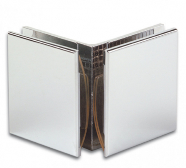 Winkelverbinder Bilbao Glas-Glas 90°