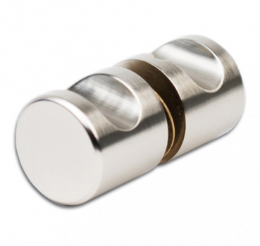 Duschtürknopf 30 mm Grifflänge rundes Design beidseitig