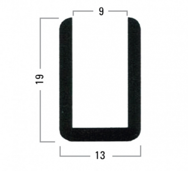 U-Profile 19 x 13 x 19 x 2