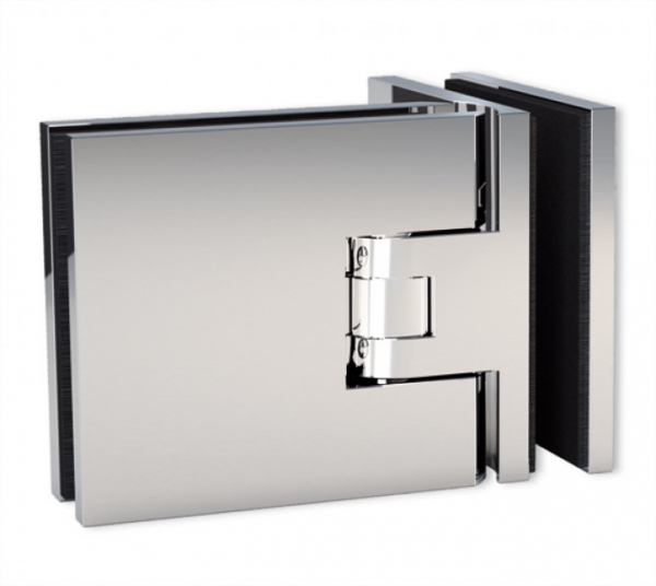 Duschtürband Milano Original Glas-Glas 90°