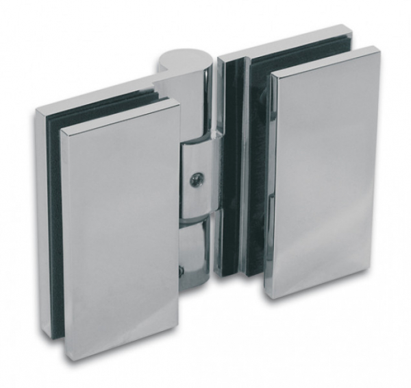 Duschtürband Wellness® Premium Glas-Glas 180° nach innen öffnend DIN links