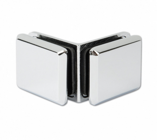 Winkelverbinder 90° Glas-Glas