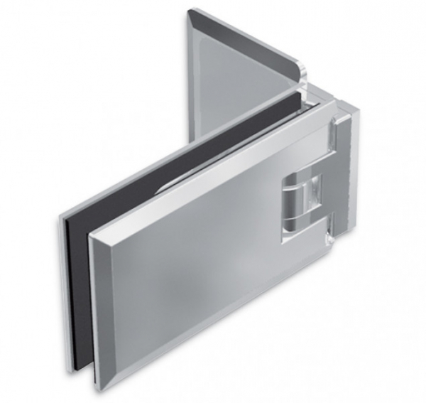 Duschtürband Milano Glas-Wand 90° einseitige Wandmontage