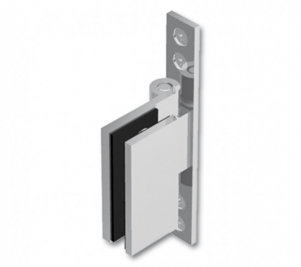 Duschtürband Wellness® Glas-Wand 90° nach innen öffnend lange Anschraubplatte