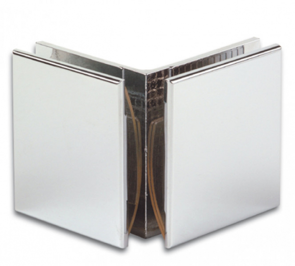 Winkelverbinder Bilbao Glas-Glas 90°