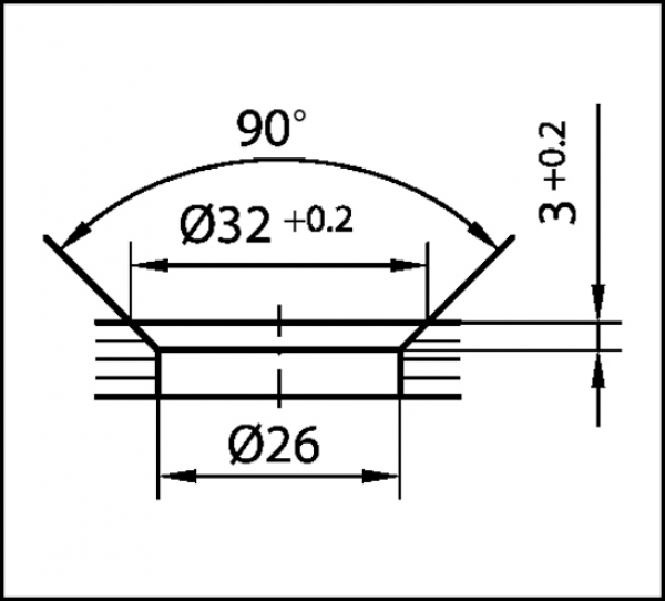 Duschtürband Plan artist Glas-Glas 180° DIN rechts