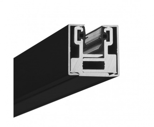 Klemmprofil MINI für Gläser mit einer Stärke von 8 bis 10,76 mm mit einer Länge von 2000 mm